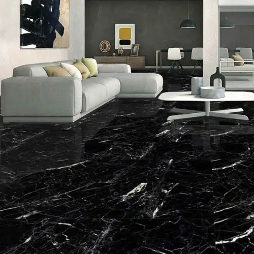 Luxury marble-effect porcelain tiles