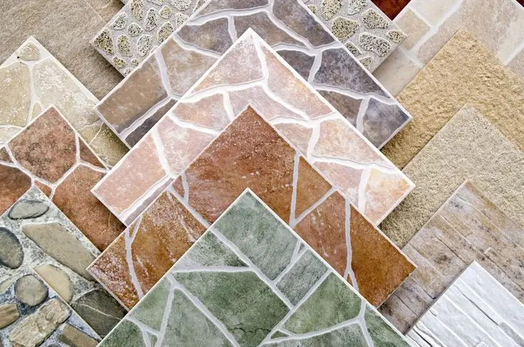 Porcelain tile sample