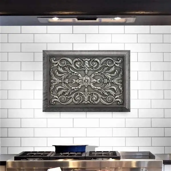 Metallic accent tiles
